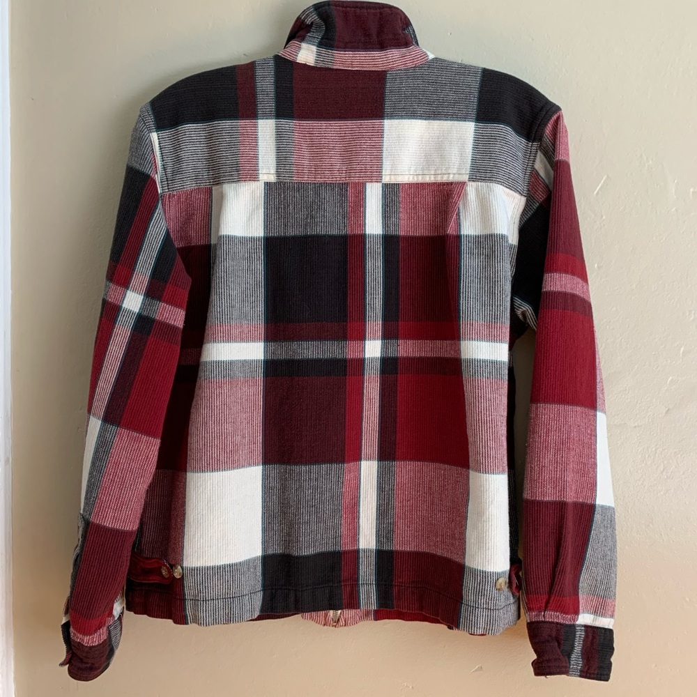 KEREN Hart Plaid Zipper Barn Shirt, Jacket, or Shacked Medium - Picture 2 of 9